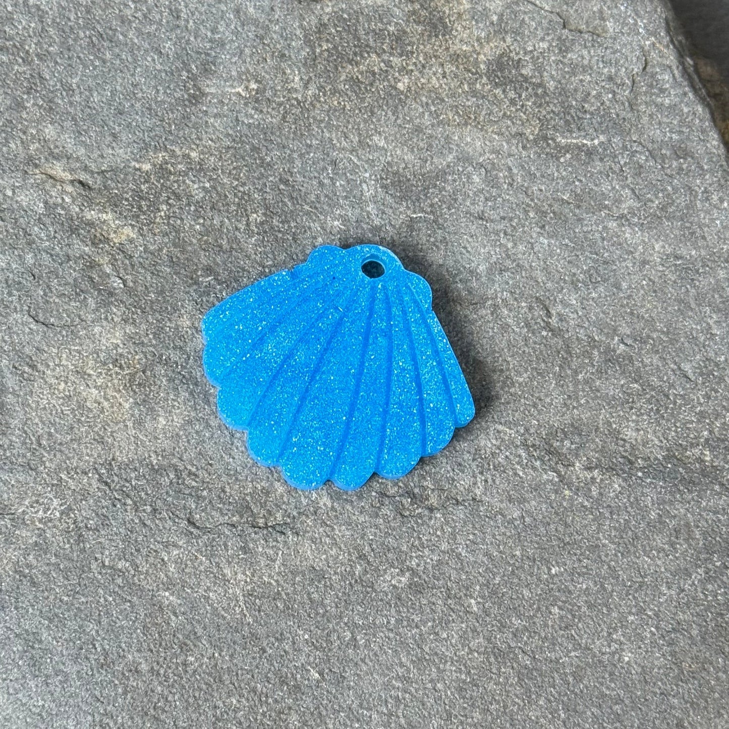 Médaille - Coquillage - Bleu