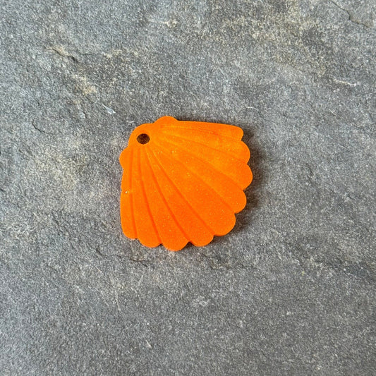 Médaille - Coquillage - Orange