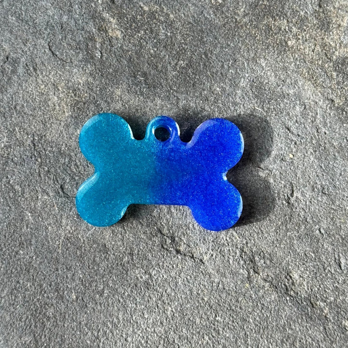 Médaille - Os - Bleu