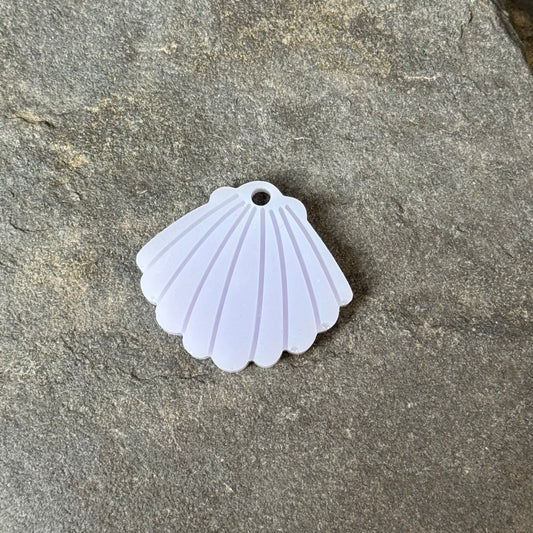 Médaille - Coquillage - Violet pastel