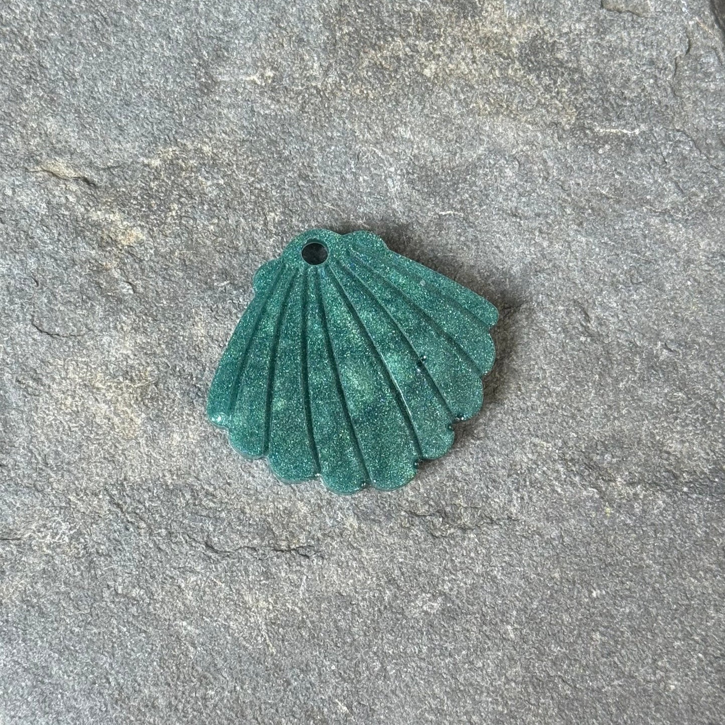 Médaille - Coquillage - Vert