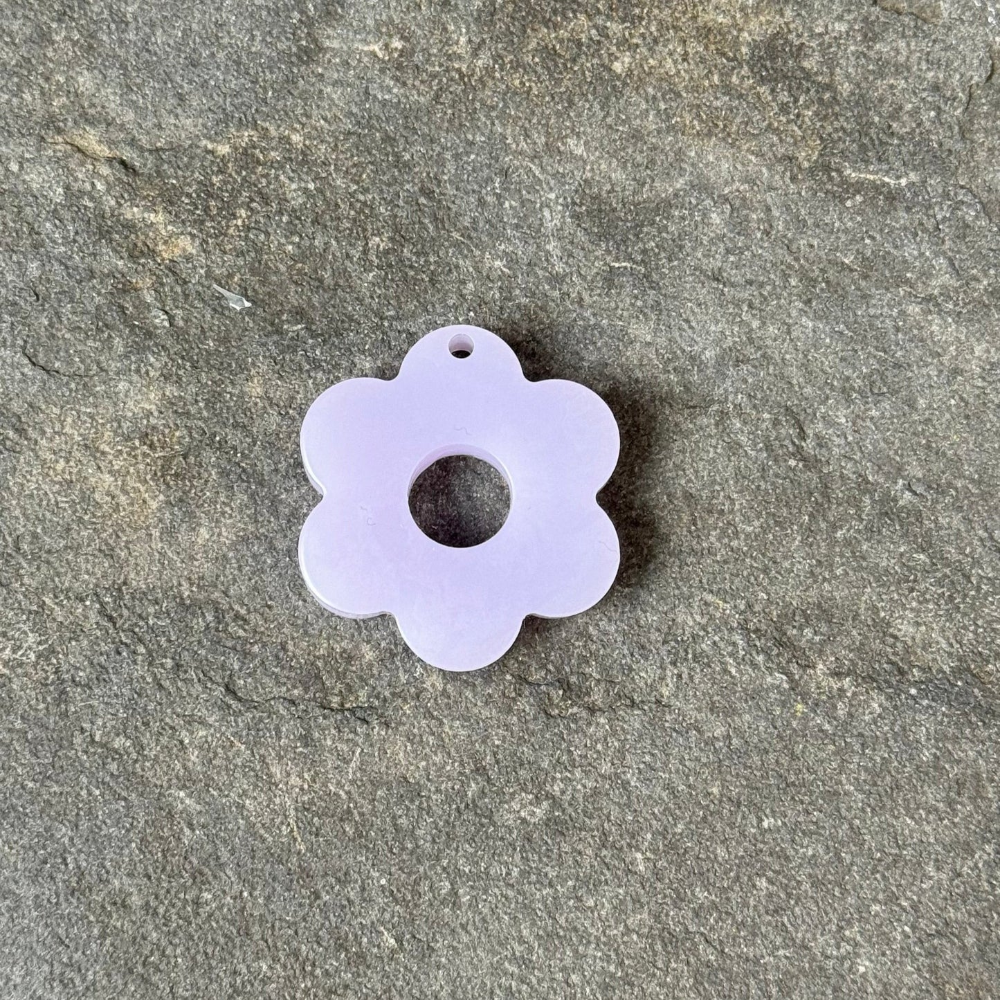 Médaille - Petite Fleur - Violet pastel